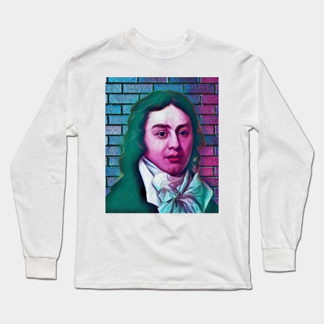 Samuel Taylor Coleridge Portrait | Samuel Taylor Coleridge Artwork 6 Long Sleeve T-Shirt by JustLit